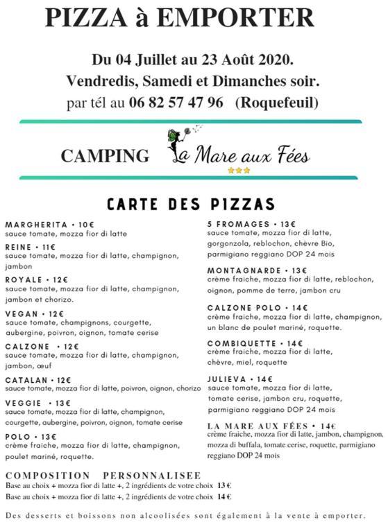 Hotel Camping La Mare Aux Fees Roquefeuil Exteriér fotografie